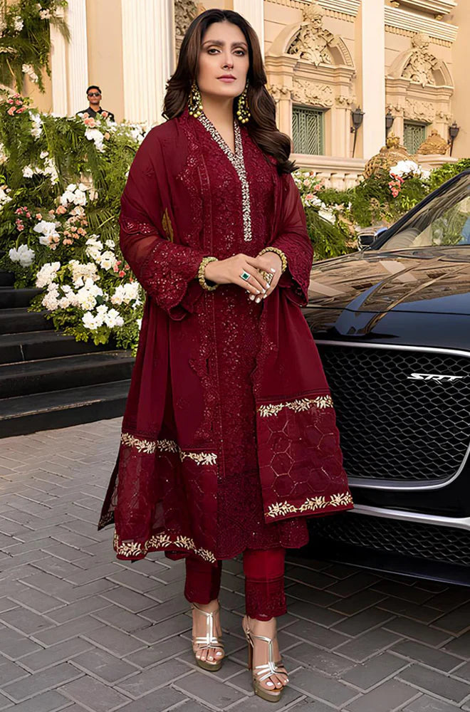 Zarqash Noor - Summer 3PC Lawn Emb suit -AC0295