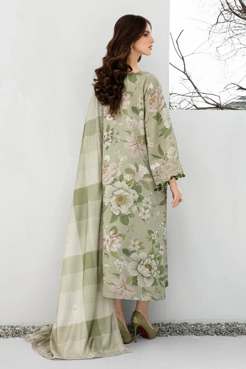 BAROQUE Winter Karandi Digitel Printed 3PC Suite -AC508