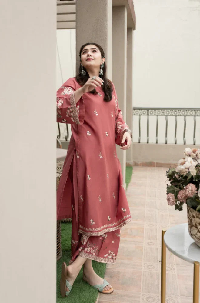 Urge -Summer 2PC Lawn Embroidered Suit -AC011