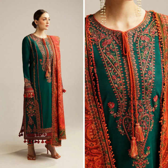 Rehan Rehar - Summer 3PC Embroidered Lawn Suit - AC937