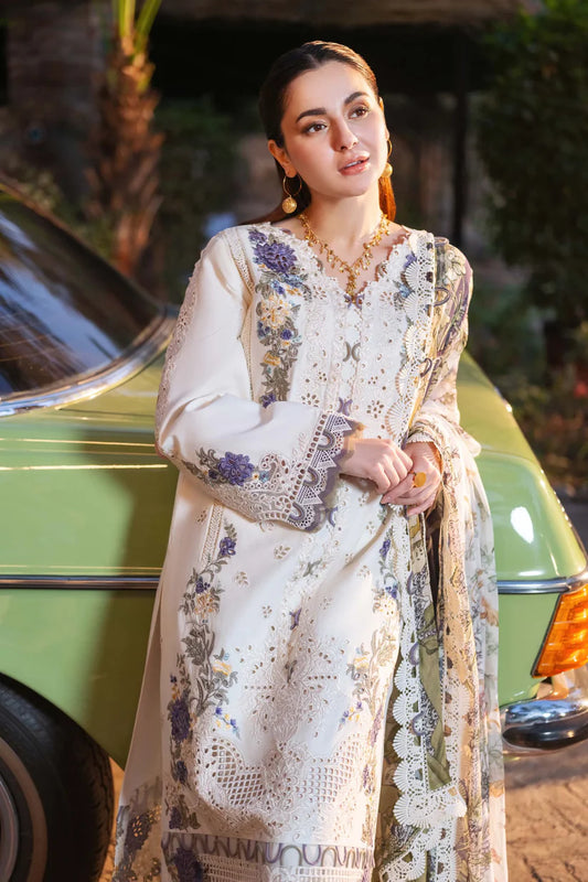 JADE Winter UNSTITCHED 3PC DHANAK EMBROIDERED Suite -AC0441