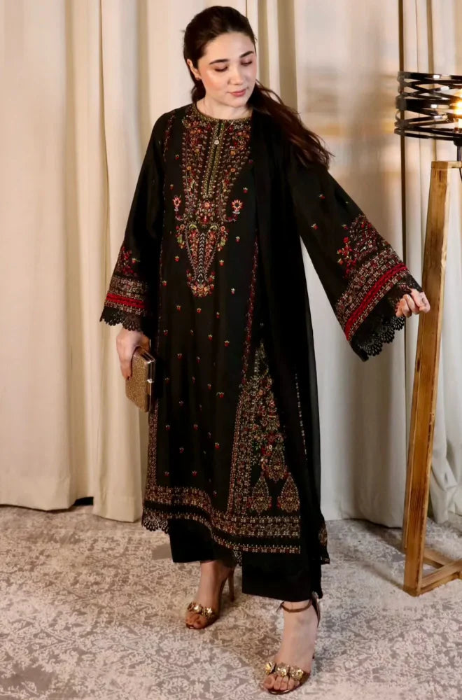 Zara Shahjahan - Summer 3PC Lawn Emb Suit -AC0117
