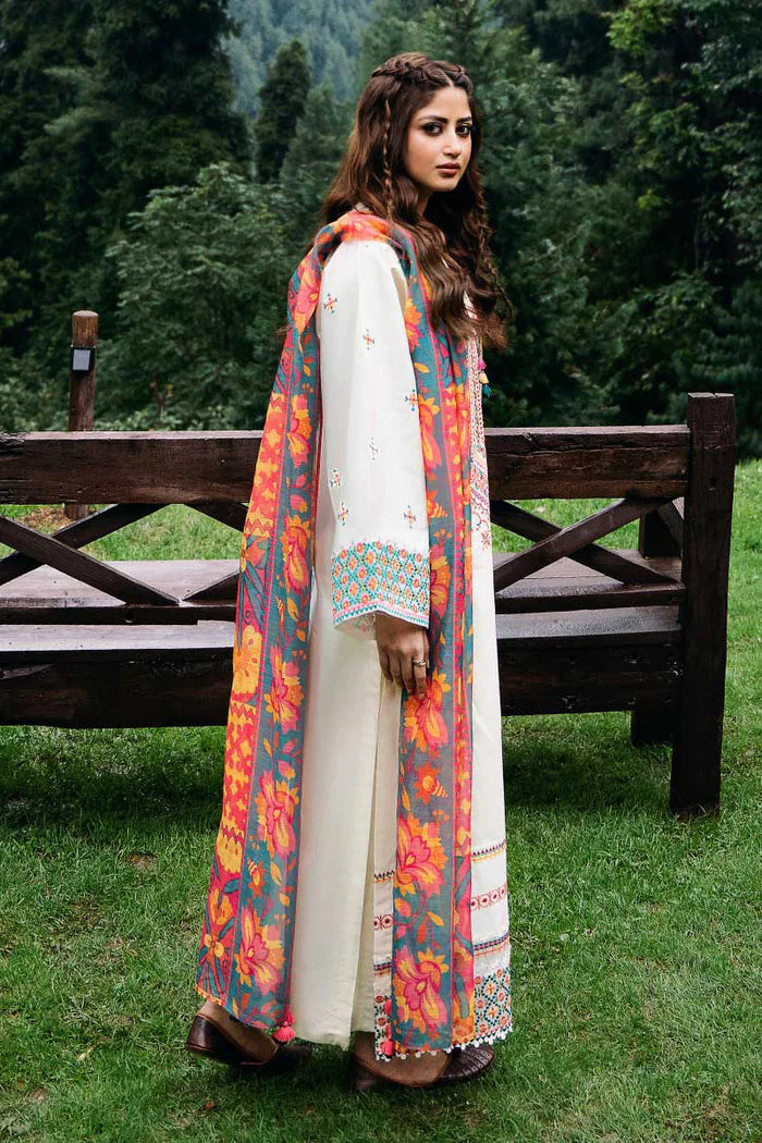 SAPPHIRE Winter 3PC DKHANAK EMBRIDERED Suite -AC0147