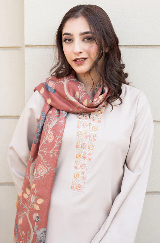 AISLING-Winter 3PC Dhanak Embroidered Suit -AC0723