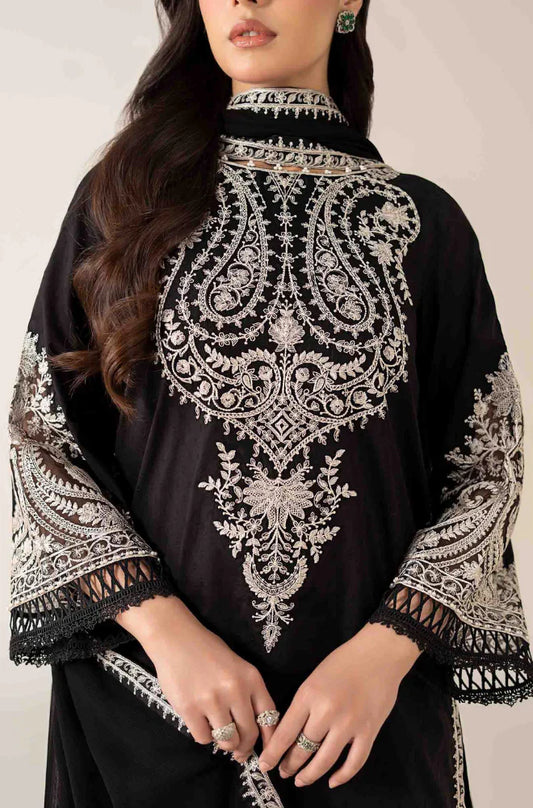 MARIA B Winter 3PC Dhanak Embroidered Suite -AC0698