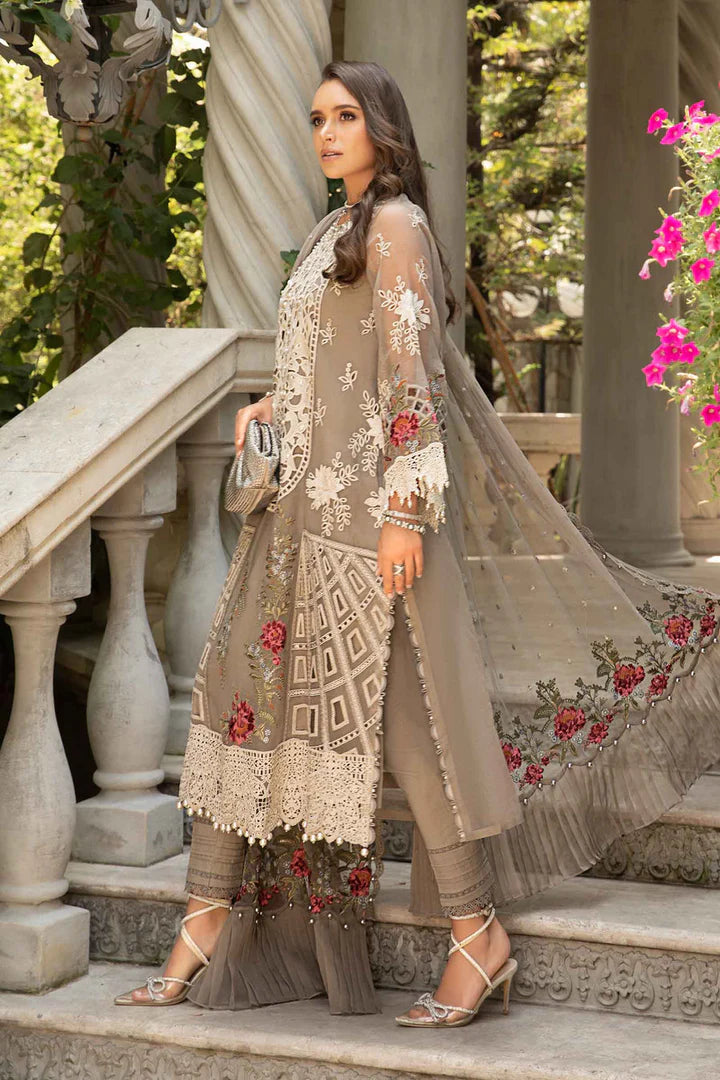MARIA B - Summer 3pc Lawn Luxury Emb suit -4057
