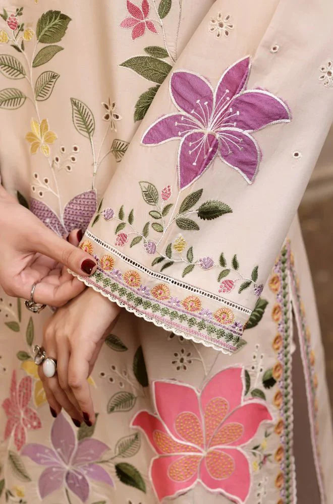 Aneela's - Summer 3PC Lawn Embroidered Suit - AC0212