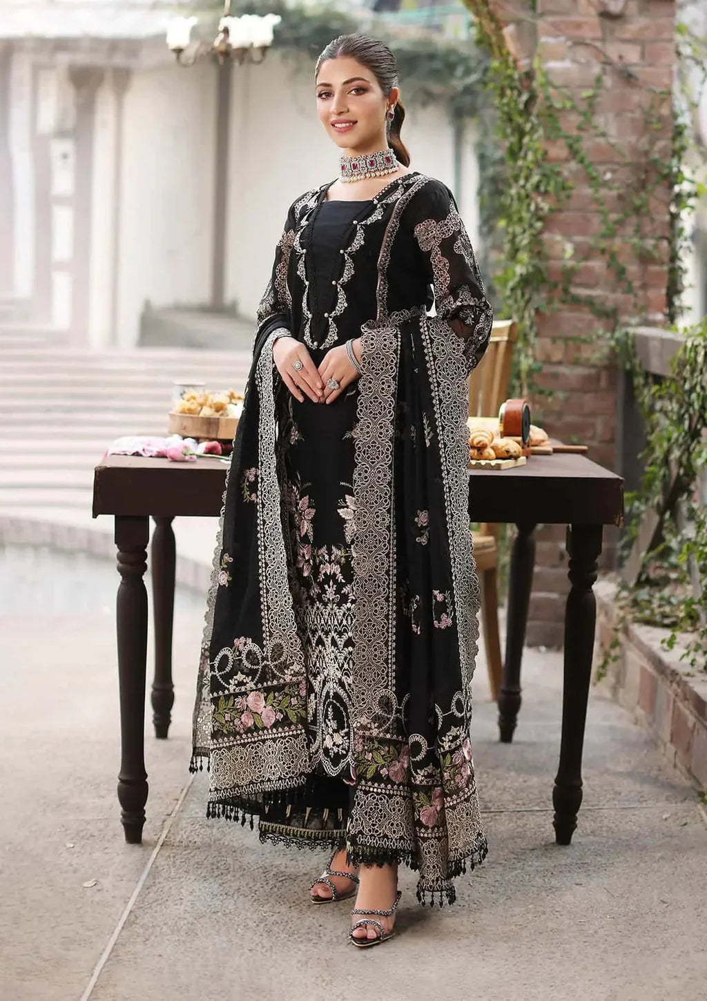 Asim Jofa - Summer 3PC Lawn Emb Suit -AC0148