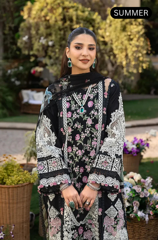 ELAF - Summer 3PC Lawn Embroidered Suit -AC1666