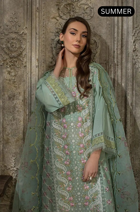 SOBIA NAZIR -Summer 3PC Luxury Emb Lawn Suit -AC4009