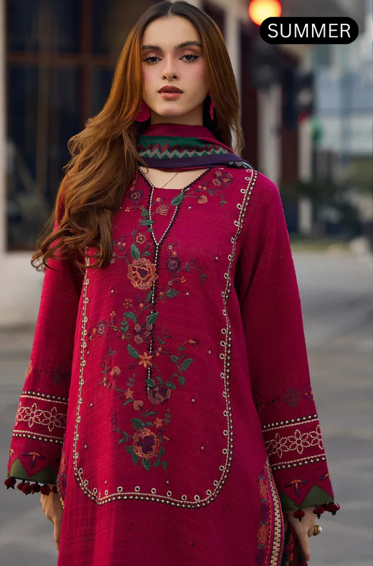 Zara Shahjahan - Summer 3PC Lawn Emb Suit - AC0312