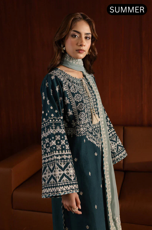 ARZOO - Summer 3pc Lawn Embroidered Suit -AC0140