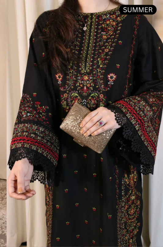 Zara Shahjahan - Summer 3PC Lawn Emb Suit -AC0117