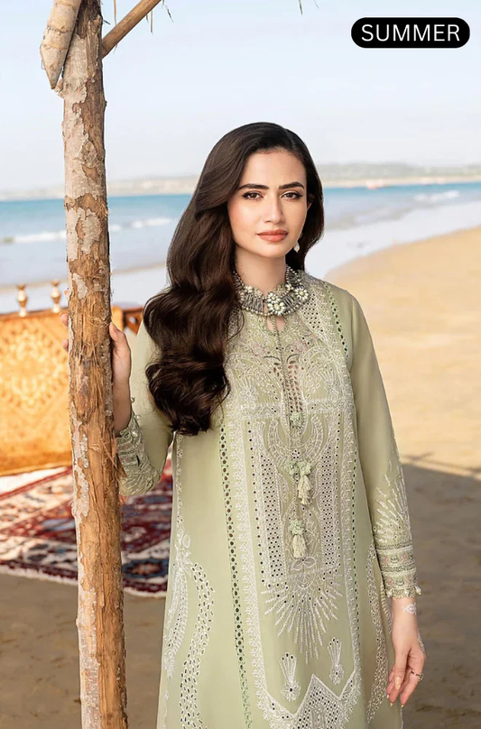 Jazmin - Summer 3PC Lawn Embroidered Suit -AC004