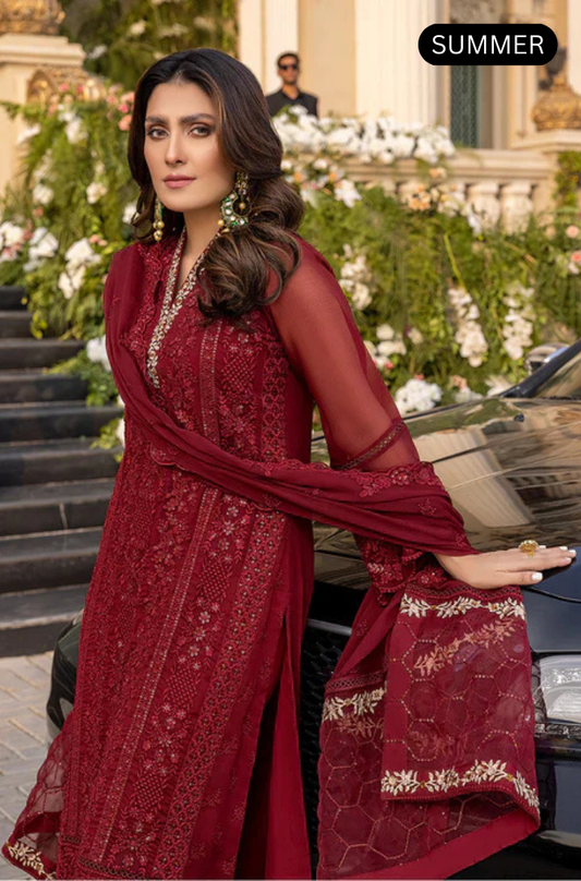 Zarqash Noor - Summer 3PC Lawn Emb suit -AC0295