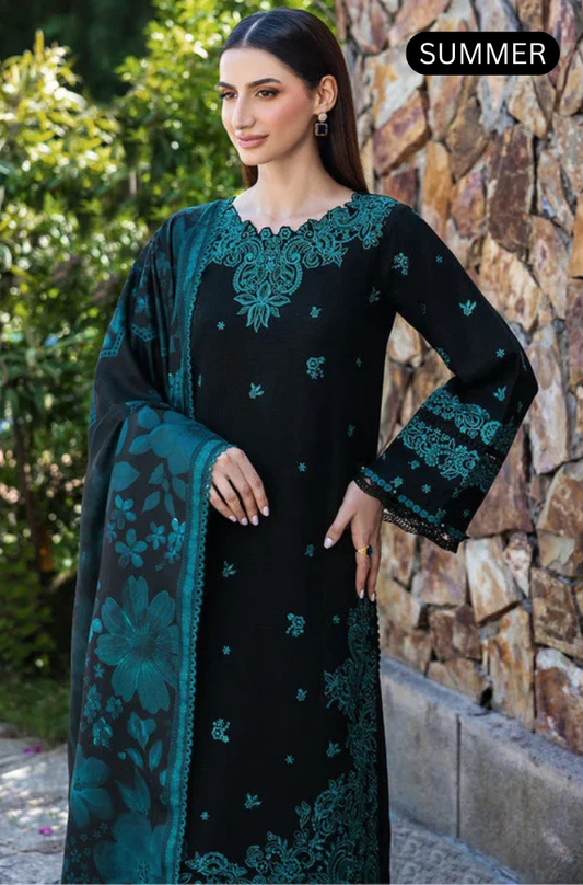 Bareeze - Summer 3PC Embroidered Lawn Dress -AC1298