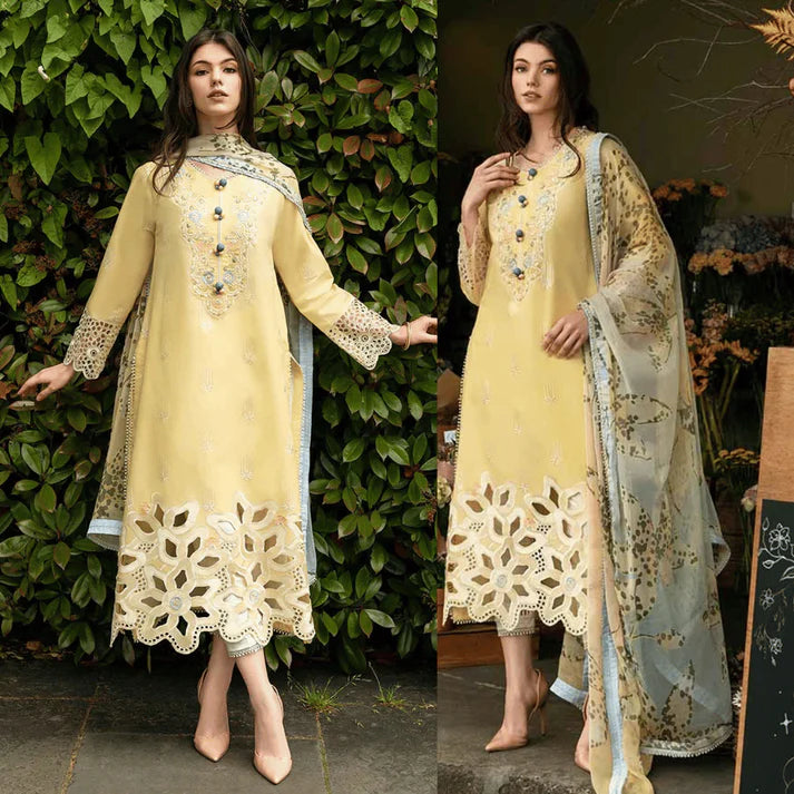 Mushq - Summer 3PC Embroidered Lawn Dress - AC1287