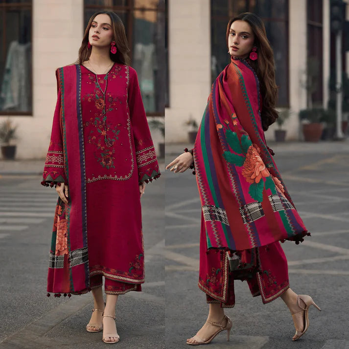 Zara Shahjahan - Summer 3PC Lawn Emb Suit - AC0312