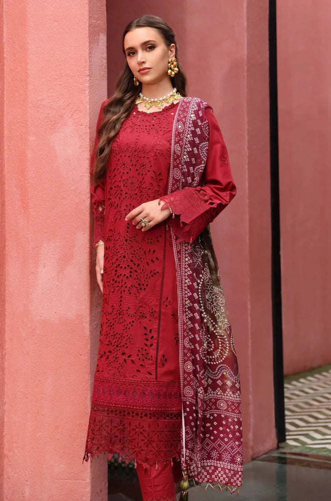 Nureh - Summer 3PC Lawn Embroidered Suit - AC109