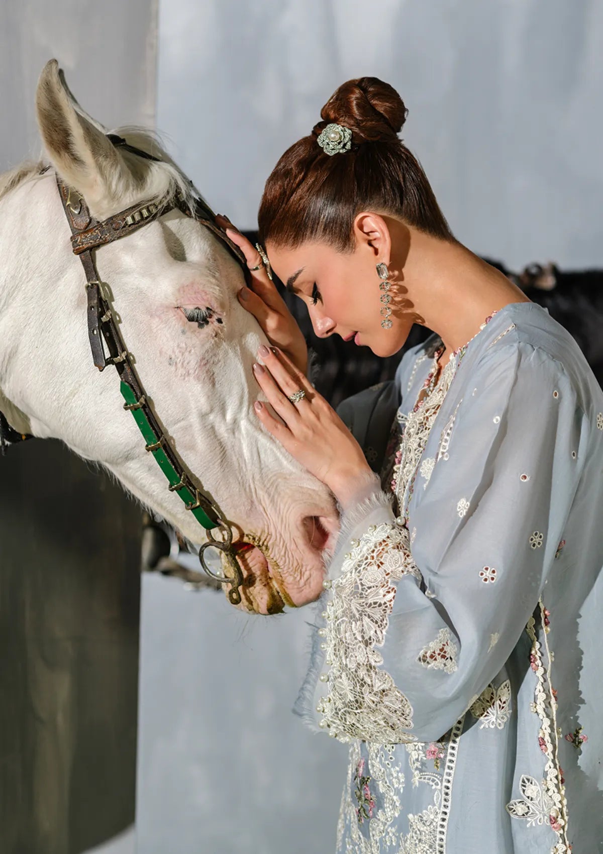 Elaf - Summer 3PC Emb Luxury Lawn Suit -AC4008