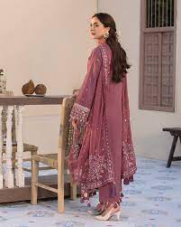 ALLYS Winter 3PC Dhanak Full Embroidered Suite -AC0447