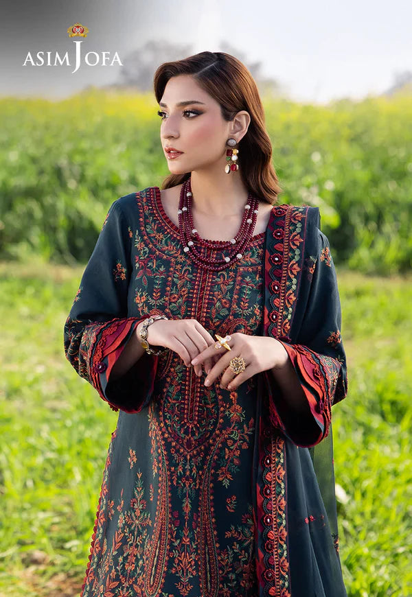 Asim Jofa - Summer 3PC Lawn Emb Suit -AC0119