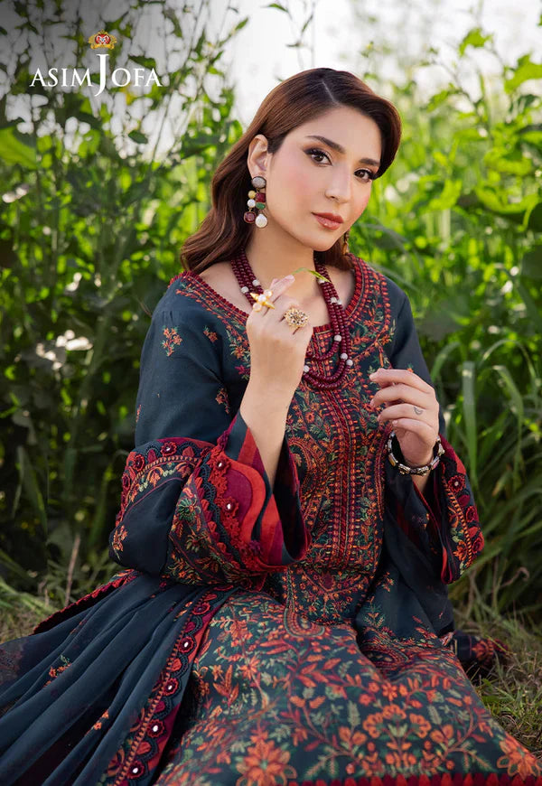 Asim Jofa - Summer 3PC Lawn Emb Suit -AC0119