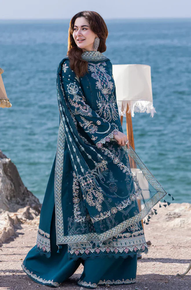Qalamkar - Summer 3PC Lawn Emb Suit -AC005