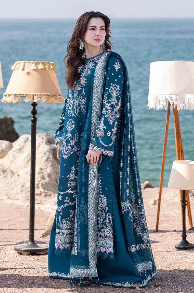 Qalamkar - Summer 3PC Lawn Emb Suit -AC005