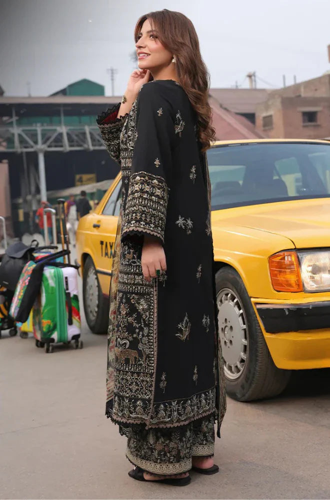 Asim Jofa - Summer 3PC Lawn Emb Suit -AC0134