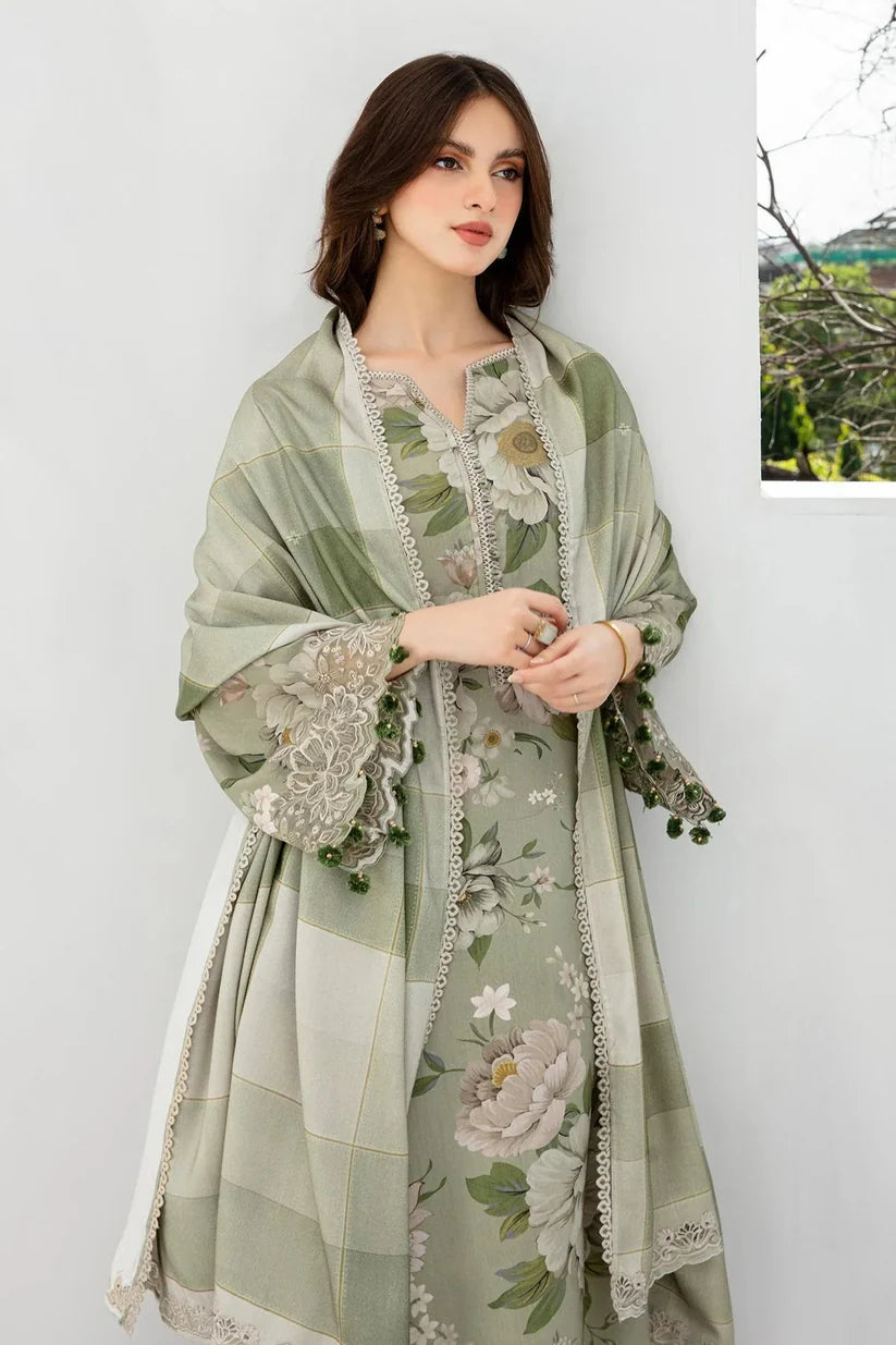 BAROQUE Winter Karandi Digitel Printed 3PC Suite -AC508