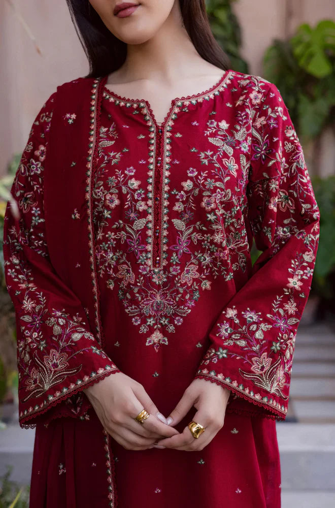 BATIK - Summer 3PC Lawn Embroidered Suit - AC0199