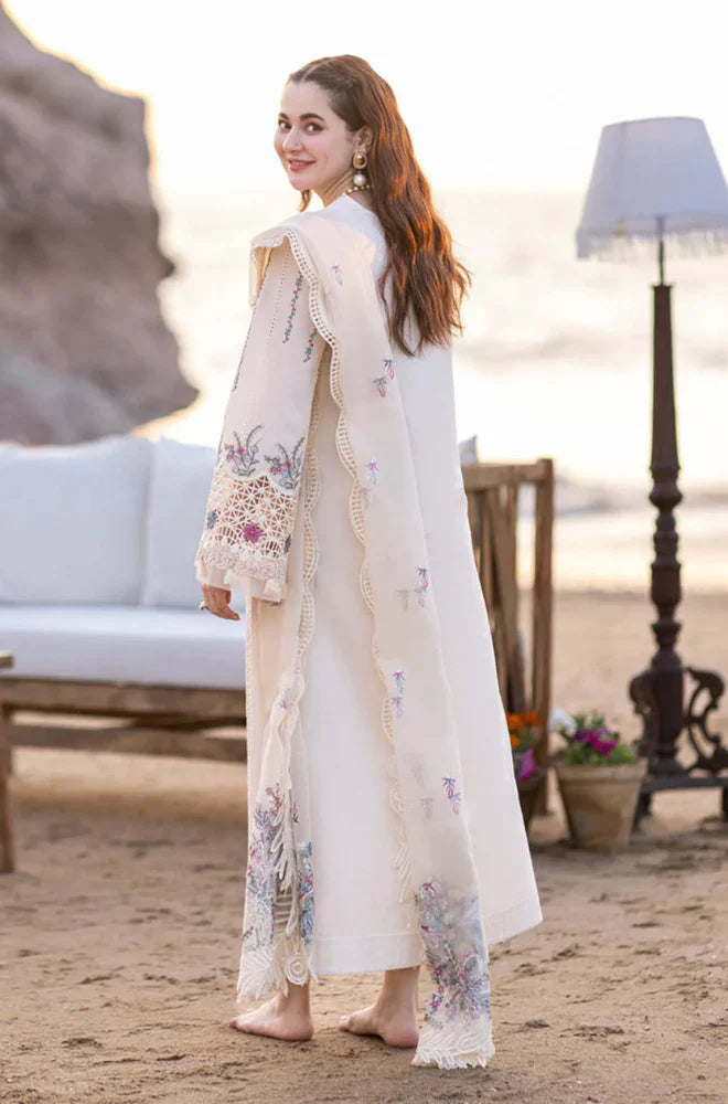 Qalamkar - Summer 3PC Lawn Emb Suit - AC084