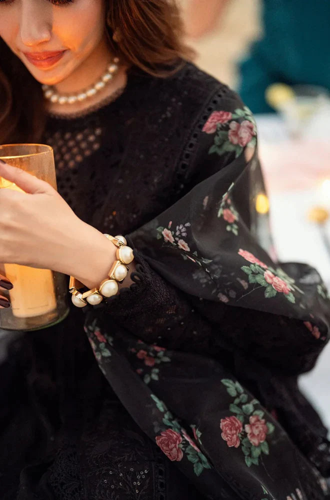 Nureh Winter 3PC Dhanak ChickenKari Embroidered Suite -AC0732