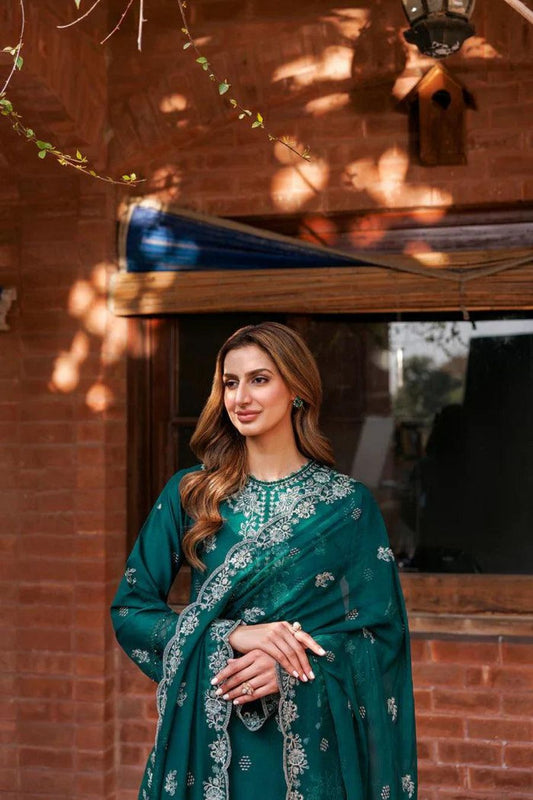 FARASHA Winter EMBORIDED DHANAK 3PC Suite -AC0122