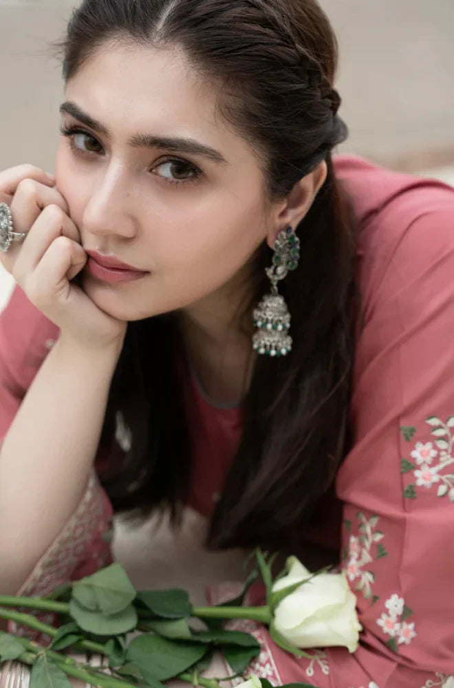 Urge -Summer 2PC Lawn Embroidered Suit -AC011