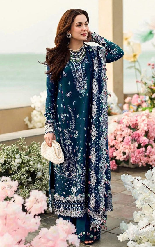 QALAMKAR Winter Dhanak Full Embroidered 3PC Suite -AC2241