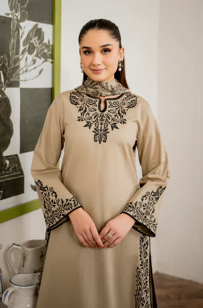 GRANEUT Winter 3PC DHANAK EMBROIDERED Suite -AC0245