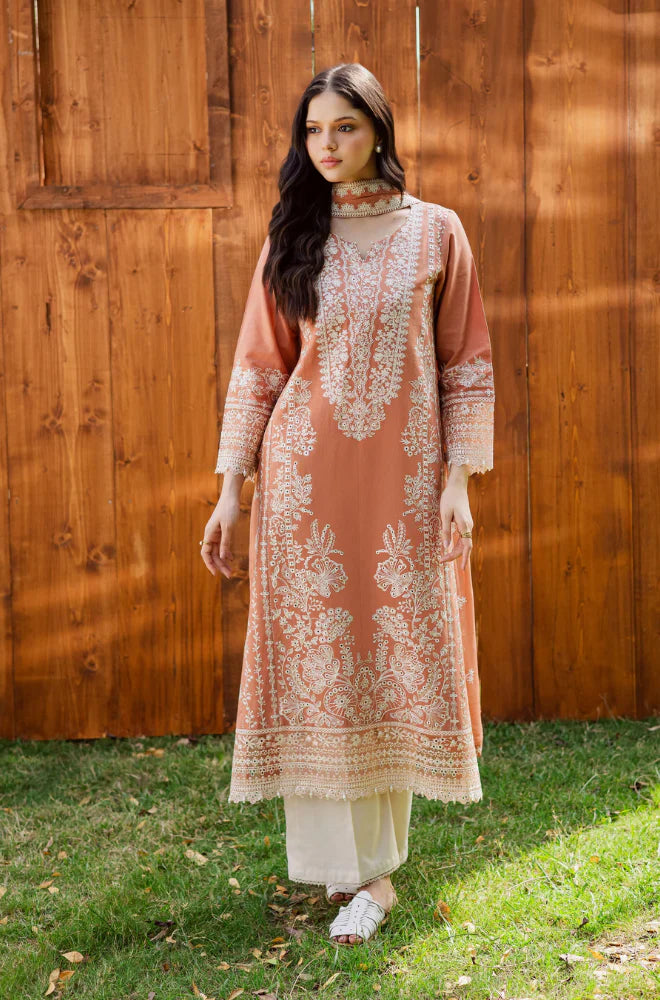 Batik - Summer 3PC Lawn Embroidered Suit -AC0114