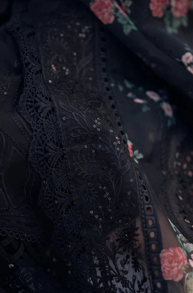 Nureh Winter 3PC Dhanak ChickenKari Embroidered Suite -AC0732