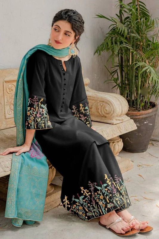 AISLING - Winter Dhanak 3Pcs Embroidered Suite -AC0687