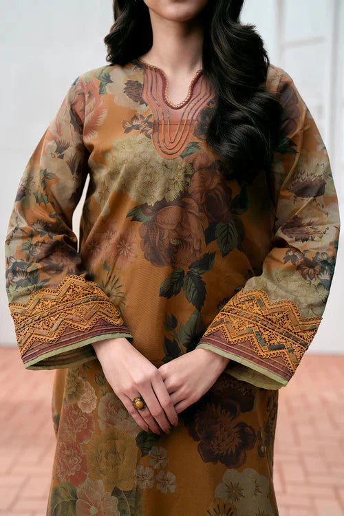 BAROQUE Winter Karandi Digitel Printed 3PC Suite -AC507
