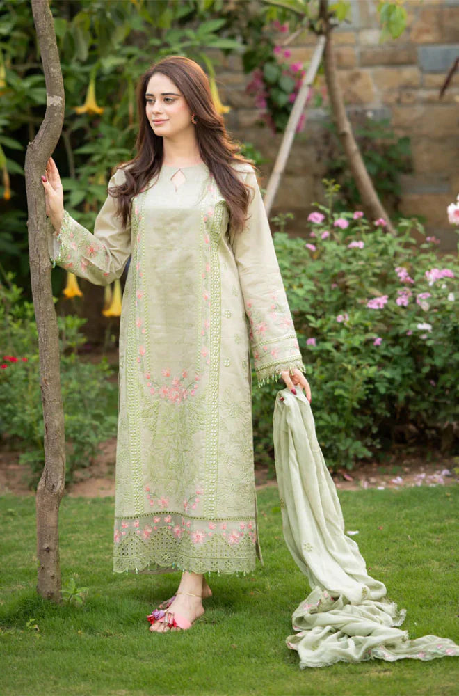 Mushq - Summer 3PC Lawn Embroidered Suit -AC1132