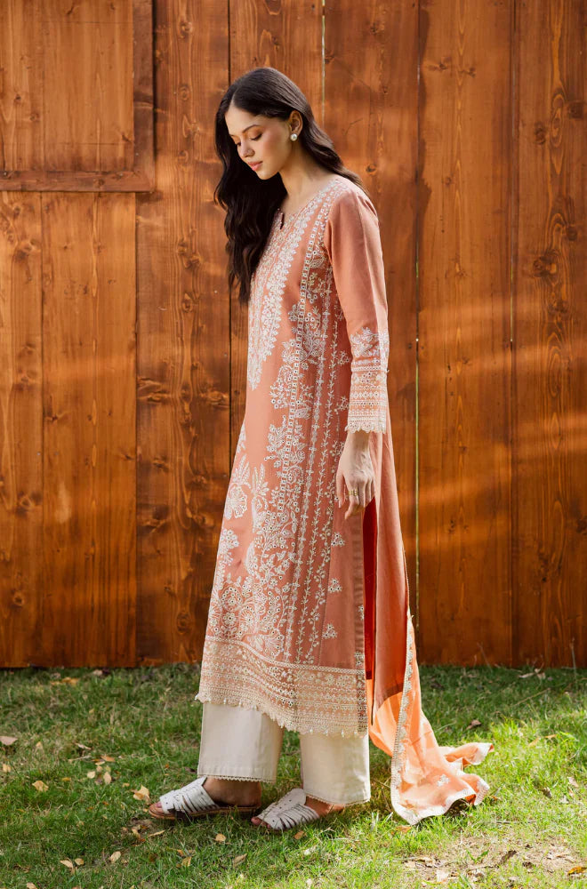 Batik - Summer 3PC Lawn Embroidered Suit -AC0114
