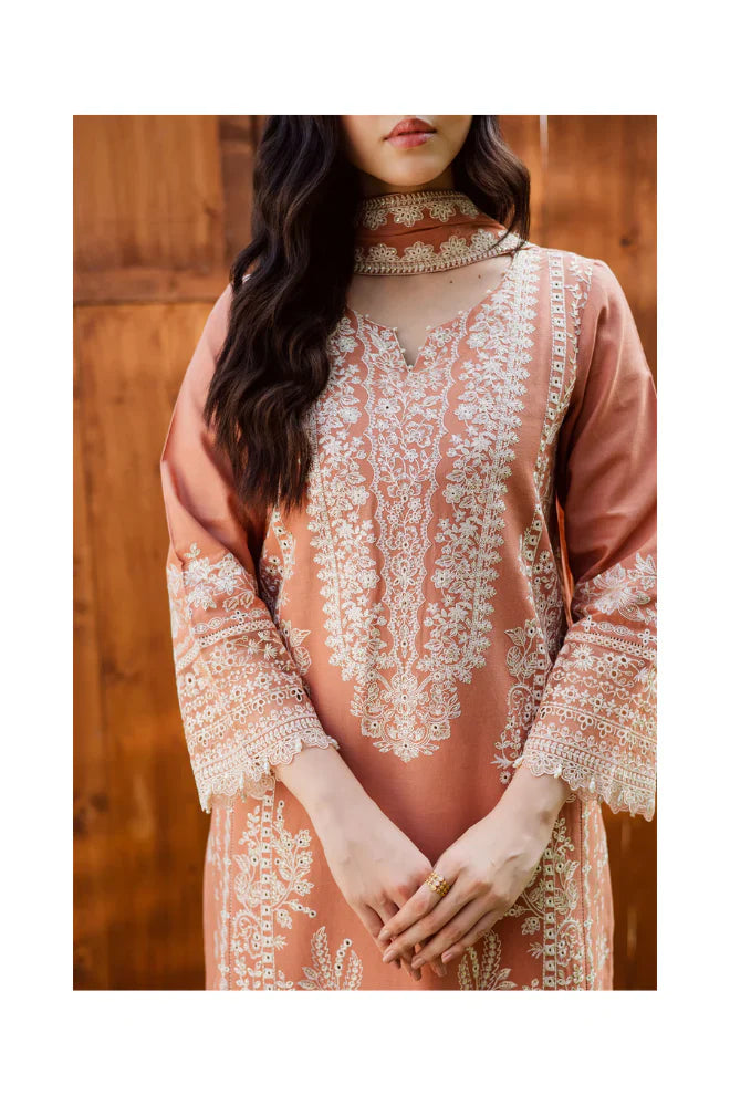 Batik - Summer 3PC Lawn Embroidered Suit -AC0114