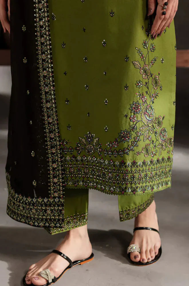 Batik - Summer 3PC Lawn Embroidered Suit - AC006