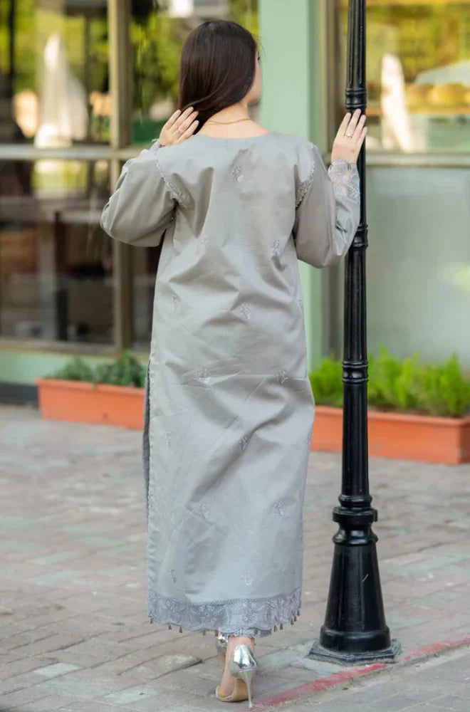 Mushq - Summer 3PC Lawn Embroidered Suit -AC0289