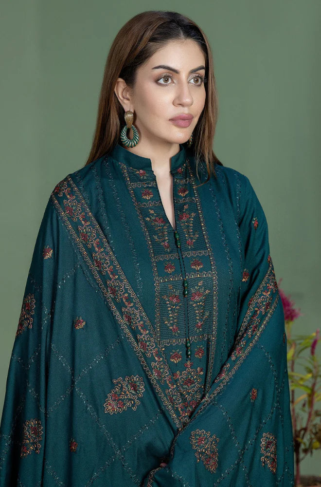 Mohagni Winter 3PC Dhanak Embroidered Suite -AC0675