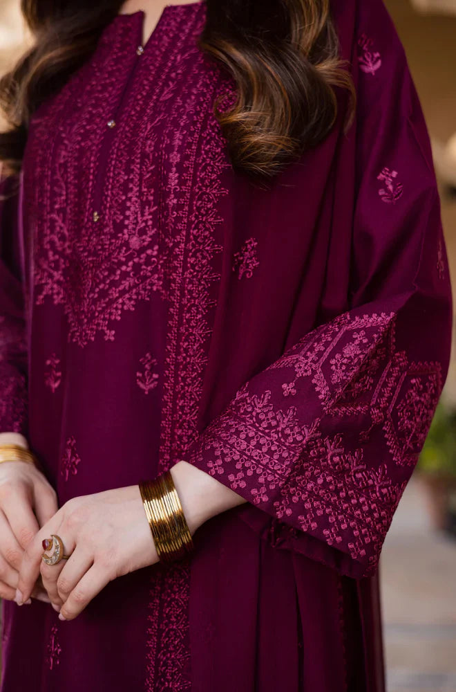 Batik - Summer 3PC Lawn Embroidered Suit - AC029