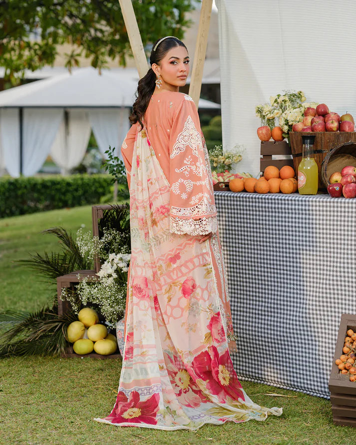 Elaf - Summer 3PC Chikenkari Emb Lawn Suit -AC0320
